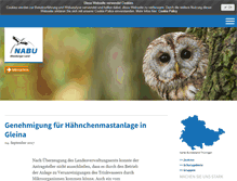 Tablet Screenshot of nabu-altenburg.de